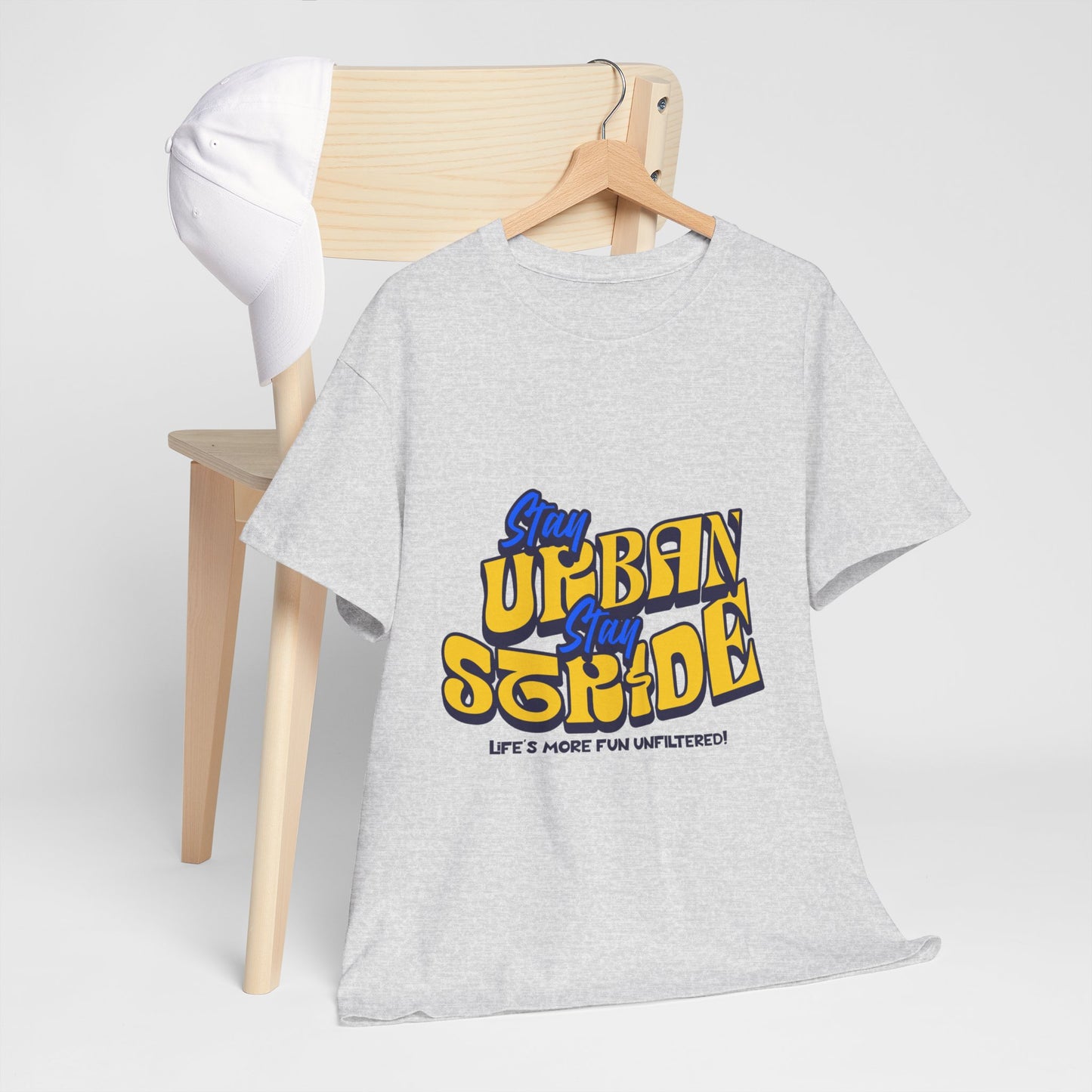T-shirt con scritta Stay urban Stay stride