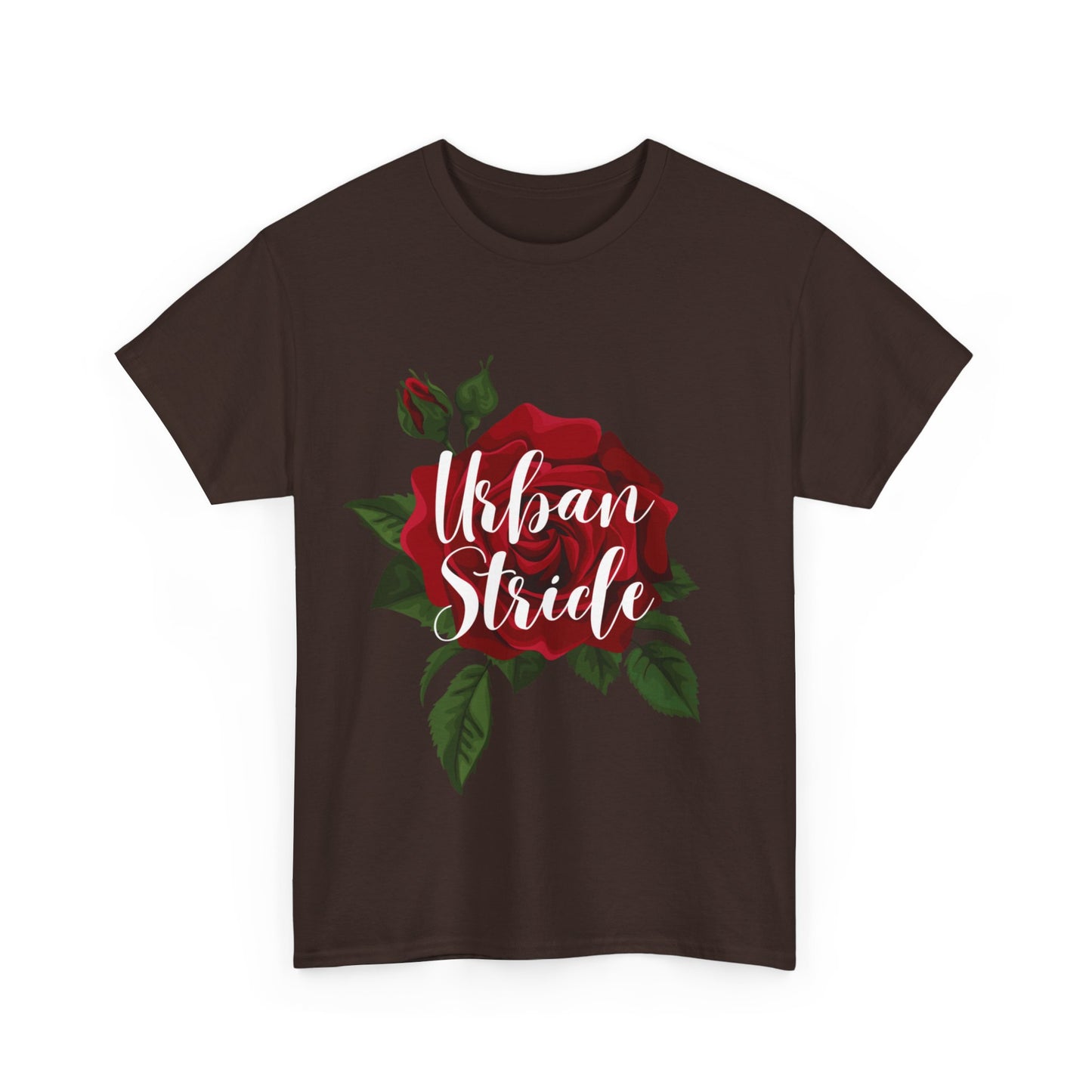 T-shirt con scritta "UrbanStride Vintage Flower