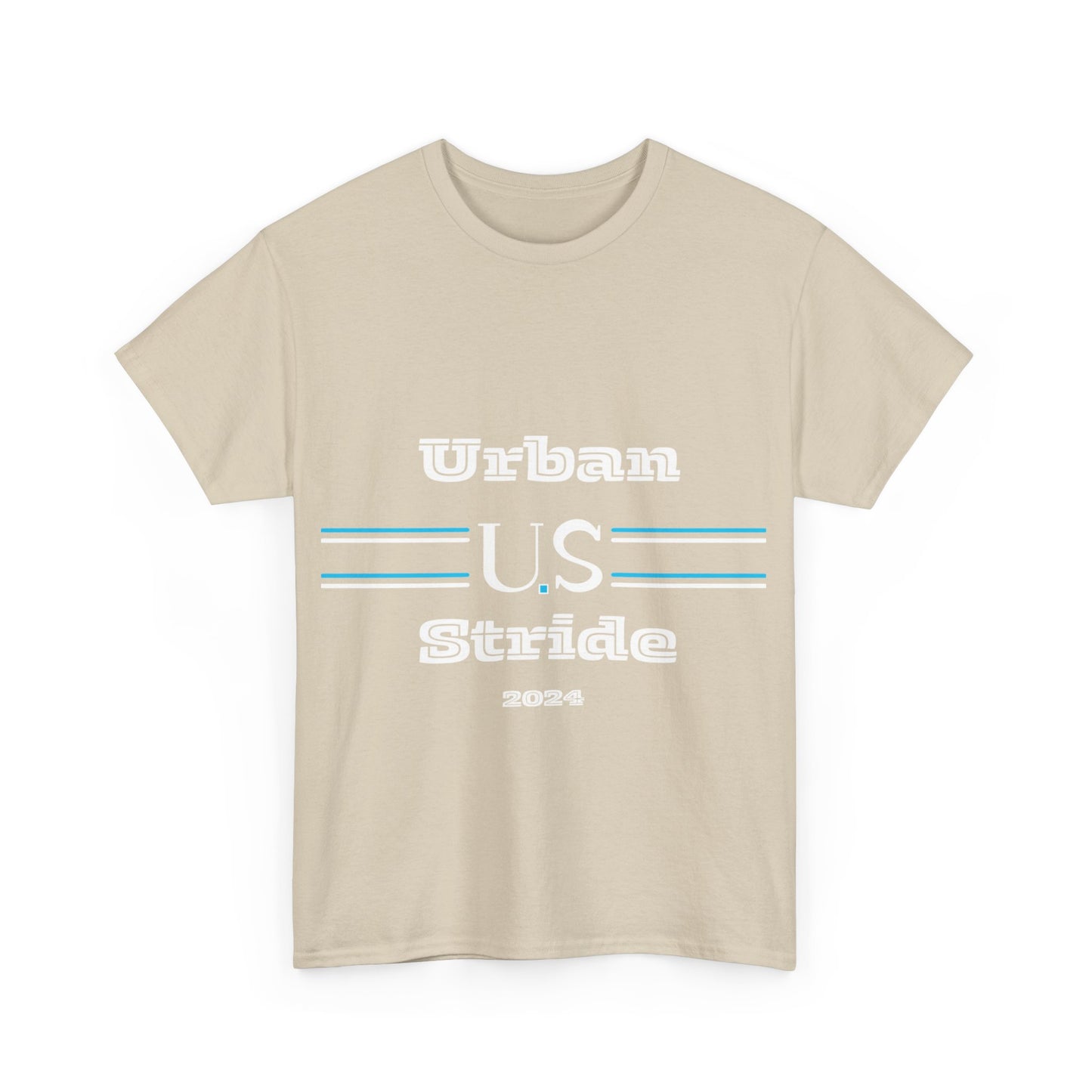 T-shirt con scritta "urbanstride " abbreviata U.S