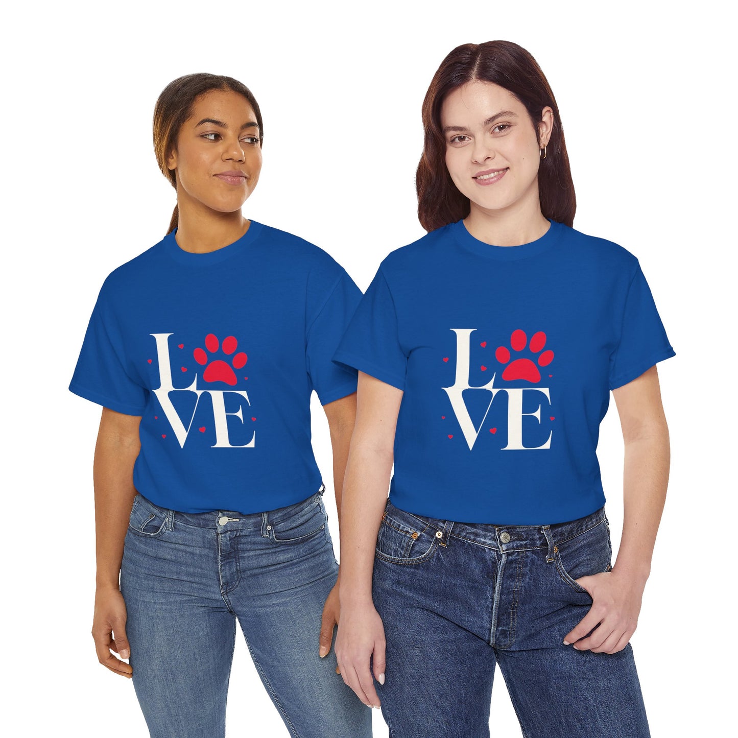 T-shirt con scritta "Love"