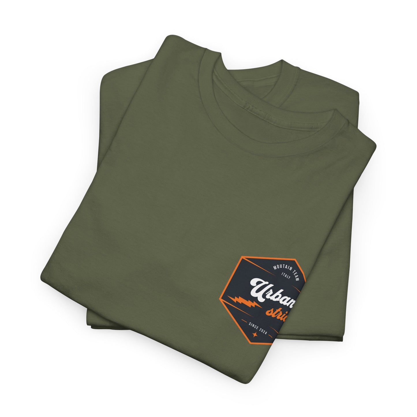 T-shirt Urban Stride® – Logo esagonale vintage in stile aviatore