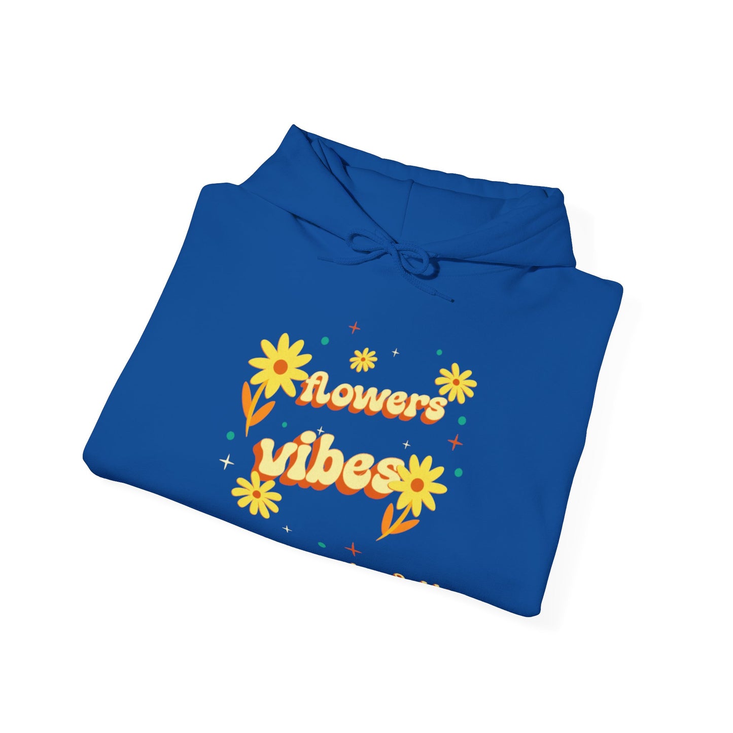 Felpa con scritta "Flowers vibes"