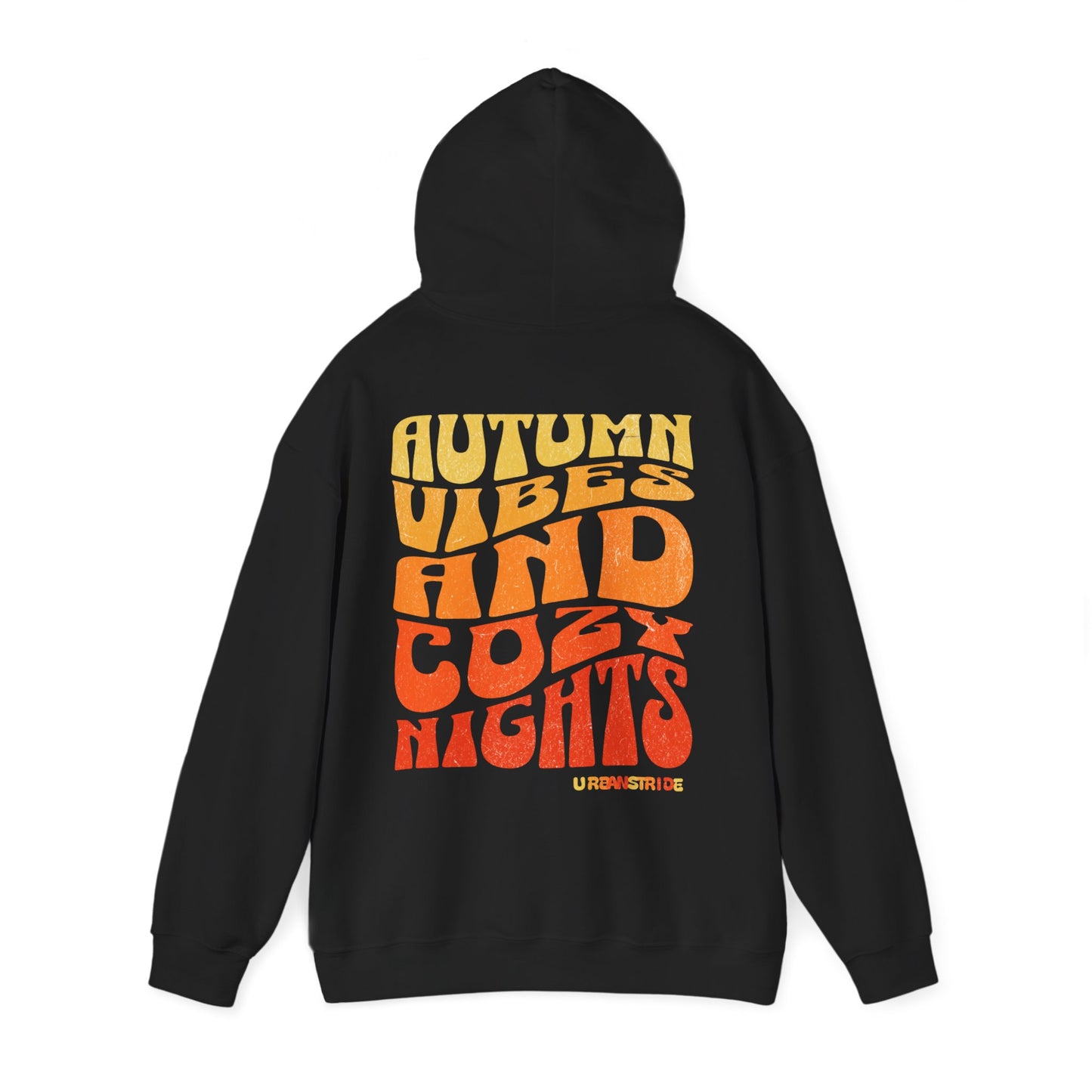 Felpa con scritta "Autumn vibes and cozy nights"
