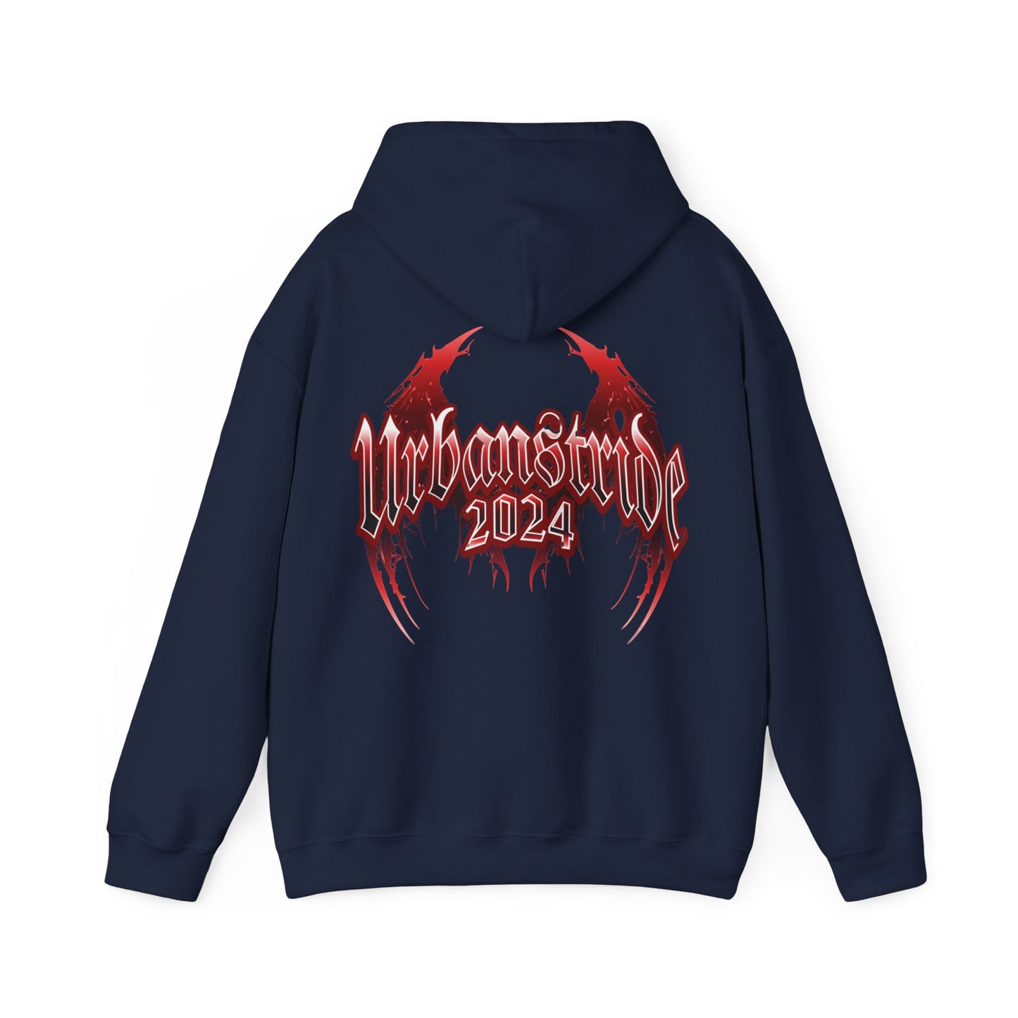 Felpa con scritta "Urbanstride 2024" red wings
