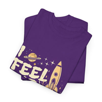 T-shirt con scritta "I feel the stride "