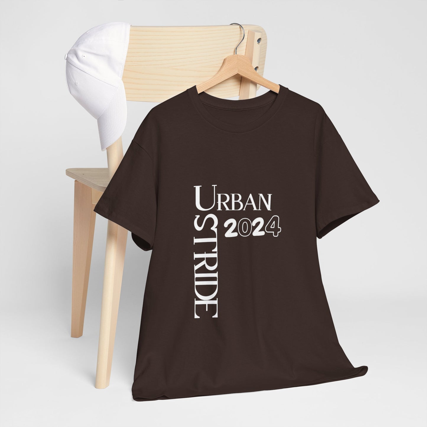 T-shirt con scritta "Urbanstride" red & black