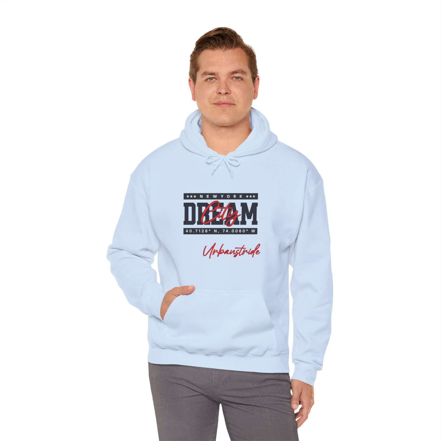 Felpa con scritta "NewYork dream city"