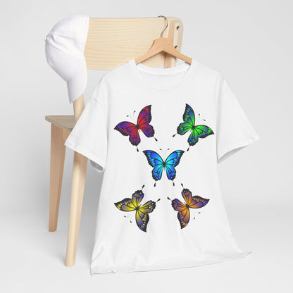 T-shirt con scritta "UrbanStride Butterfly Vibes