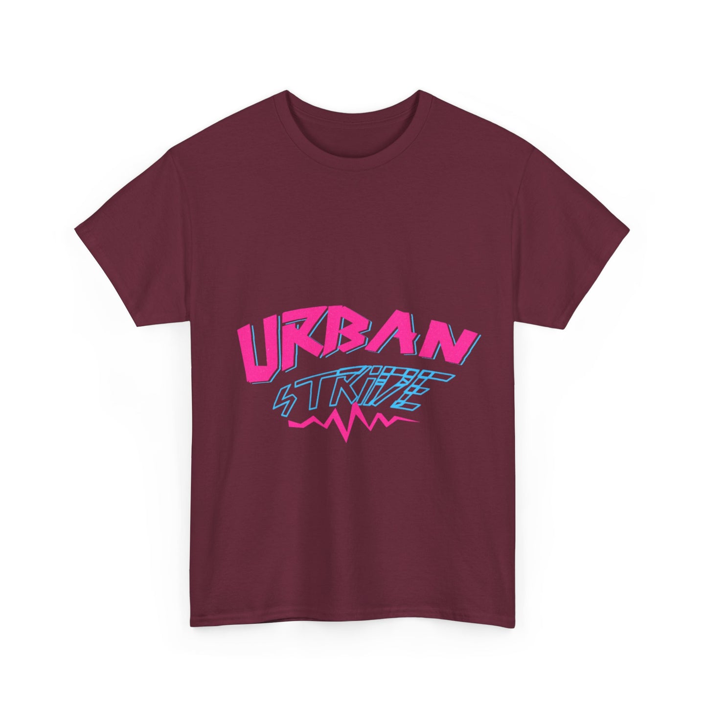 T-shirt con scritta "UrbanStride Neon Pulse"