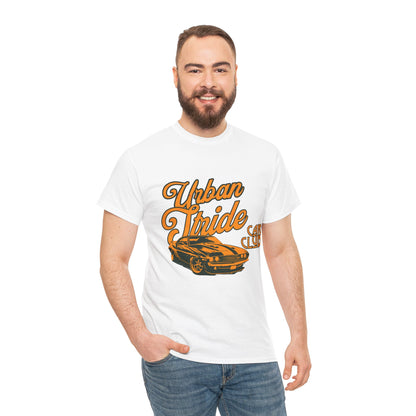 T-shirt con scritta "Urbanstride car club"
