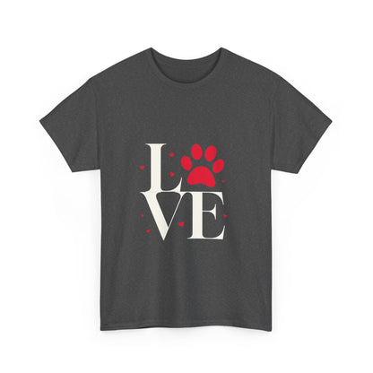 T-shirt con scritta "Love"