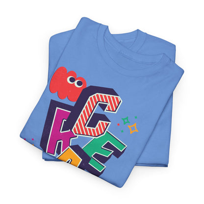 T-shirt con scritta "Create your magic"