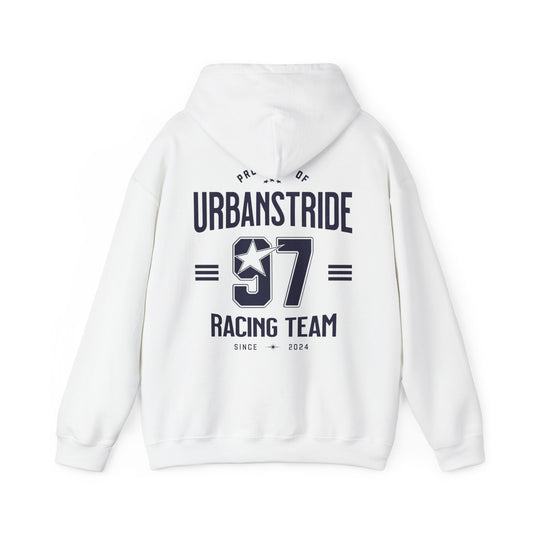 Felpa con scritta "Property of urbanstride 97 racing team since 2024"