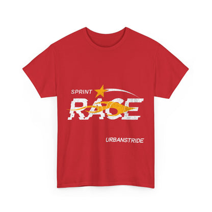 T-shirt con scritta "Spirit race"