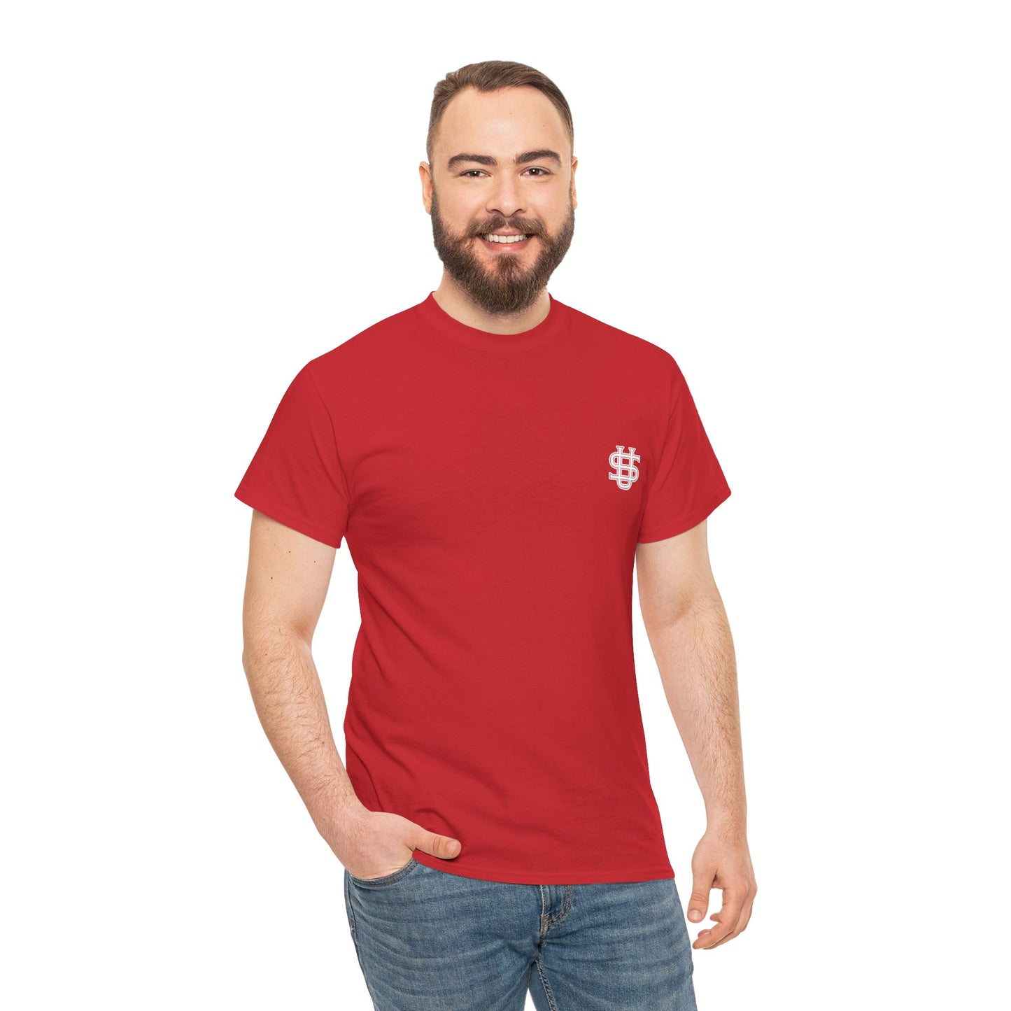 T-shirt con scritta "Urbanstride abbreviata U.S "