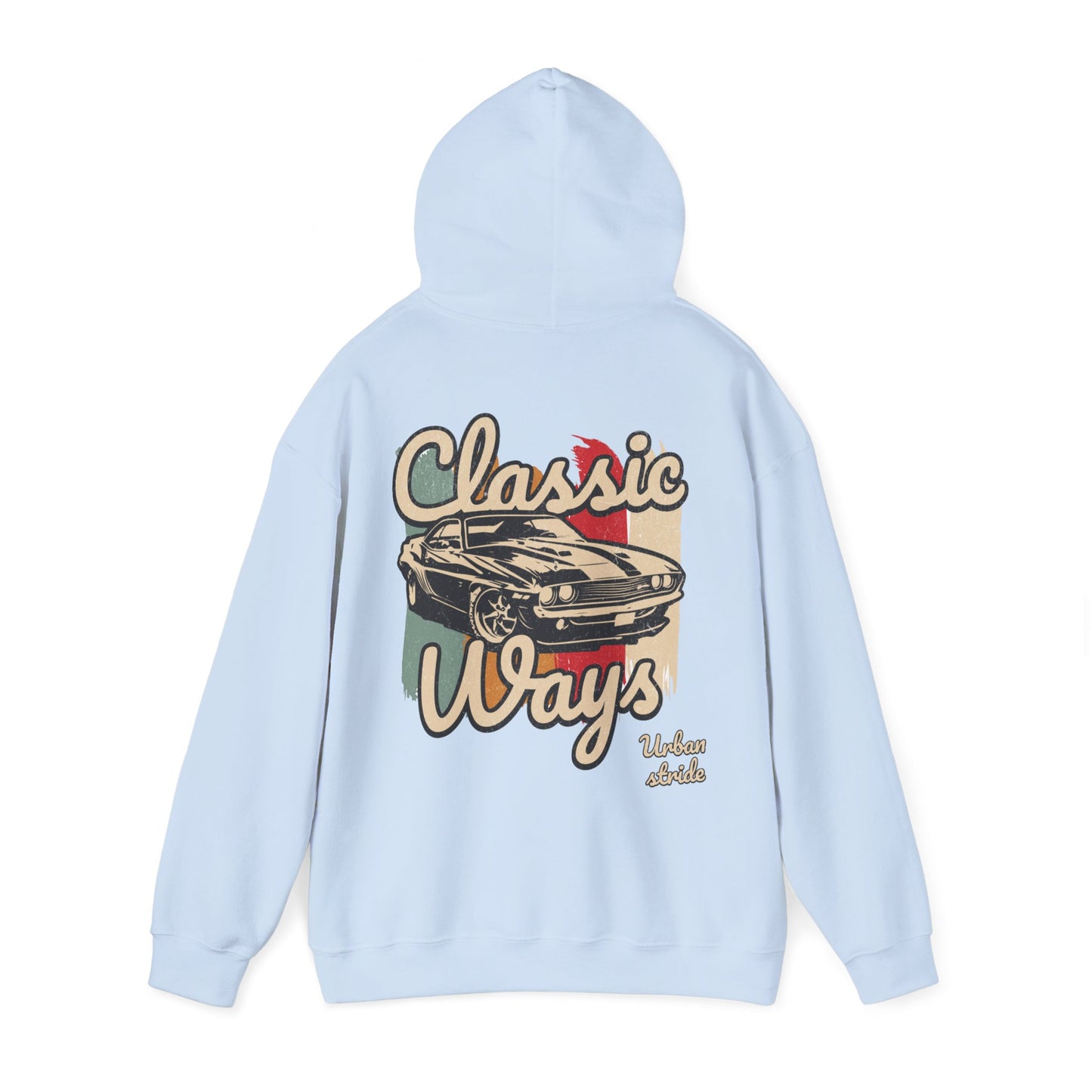 Felpa con scritta "Classic ways"