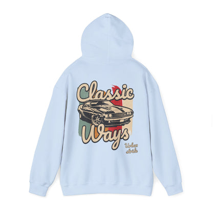 Felpa con scritta "Classic ways"