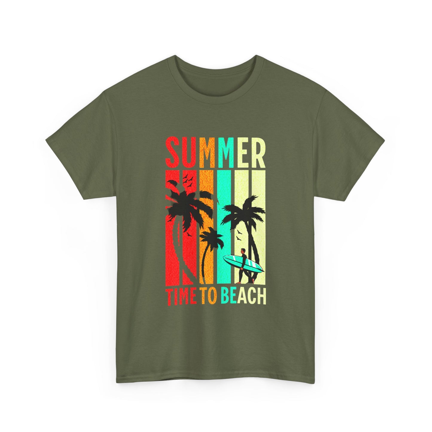 T-shirt con scritta " Summer time to the beach "