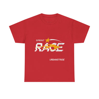T-shirt con scritta "Spirit race"