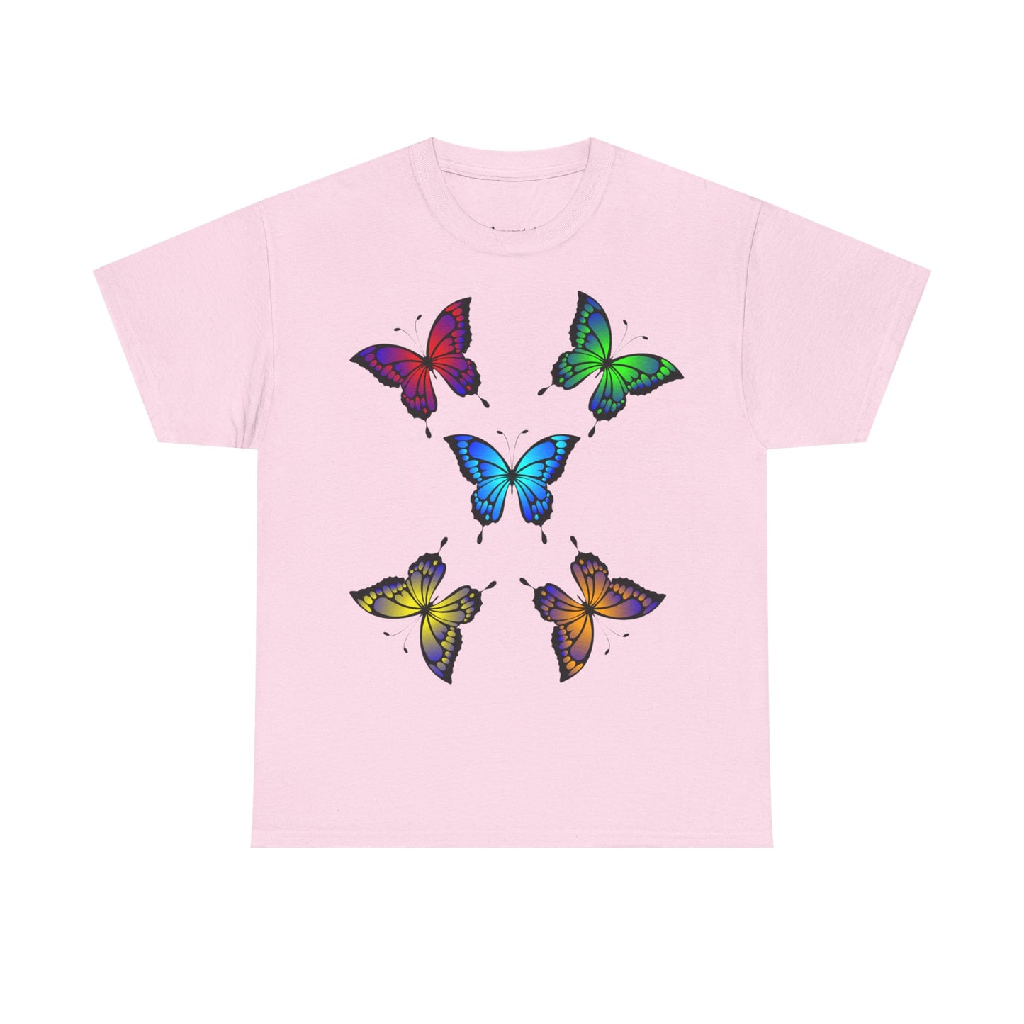 T-shirt con scritta "UrbanStride Butterfly Vibes