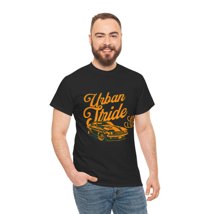 T-shirt con scritta "Urbanstride car club"