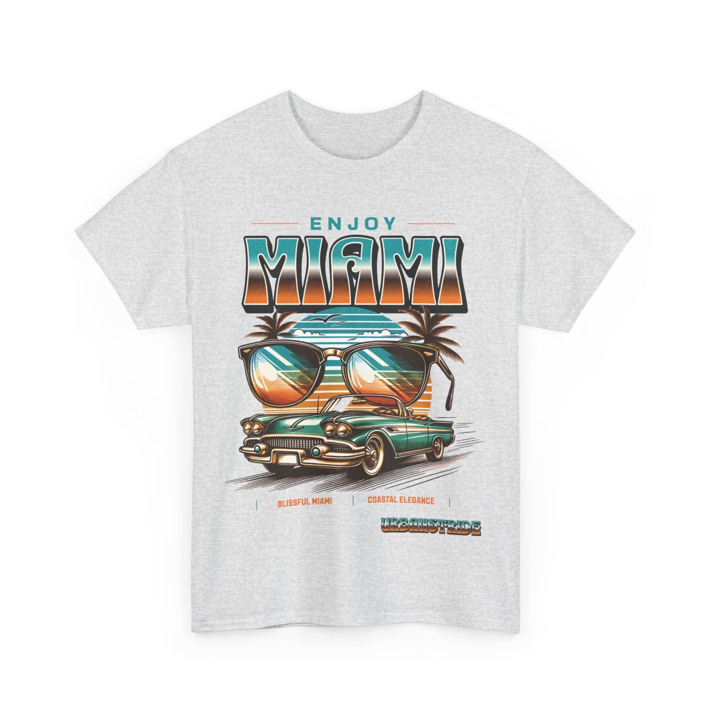 T-shirt con scritta" Enjoy Miami "