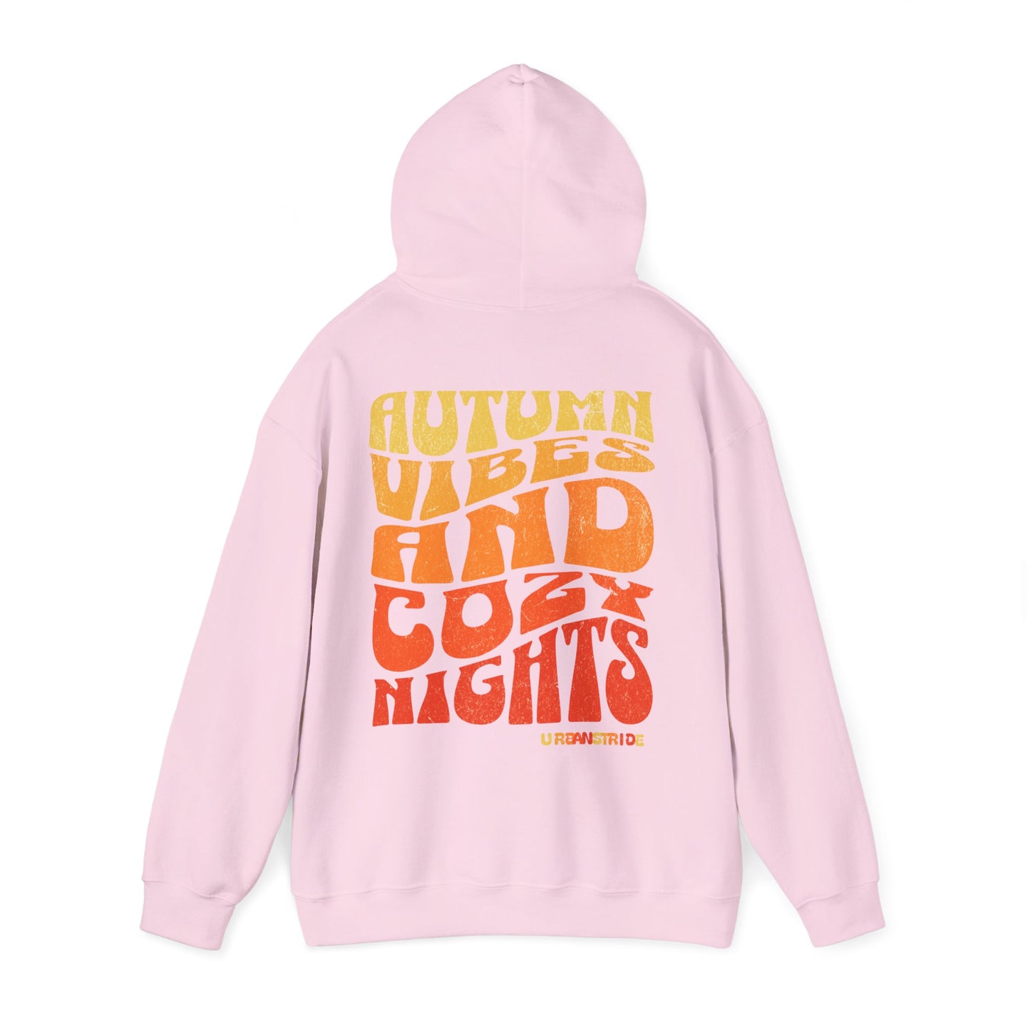 Felpa con scritta "Autumn vibes and cozy nights"