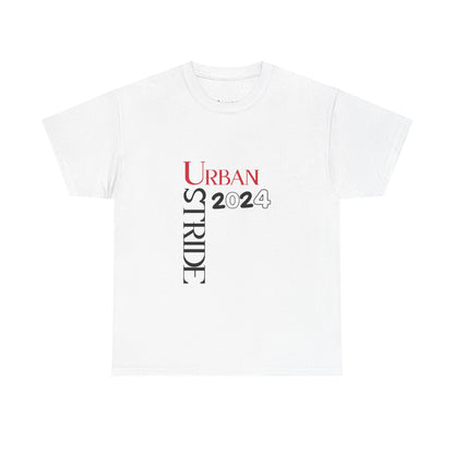 T-shirt con scritta "Urbanstride" red & black