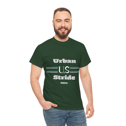 T-shirt con scritta "urbanstride " abbreviata U.S