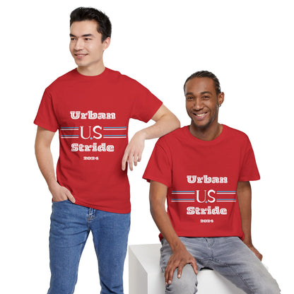 T-shirt con scritta "urbanstride " abbreviata U.S