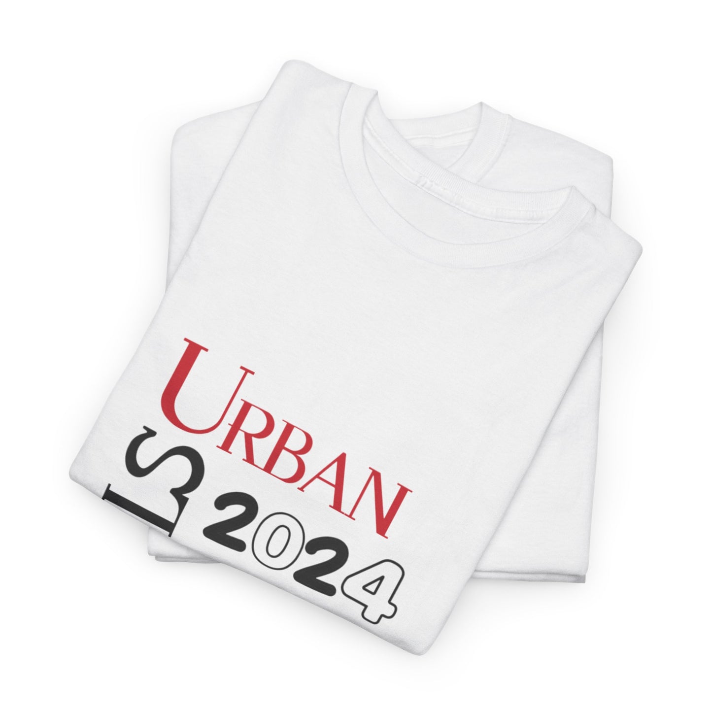 T-shirt con scritta "Urbanstride" red & black