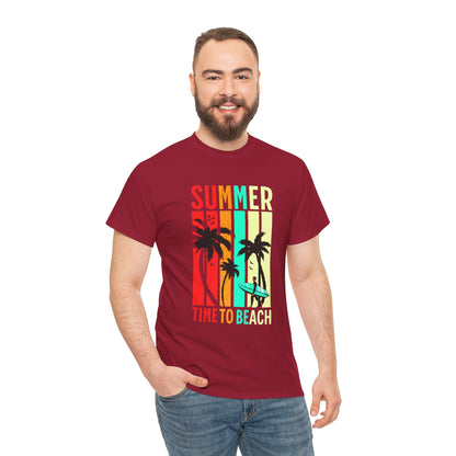 T-shirt con scritta " Summer time to the beach "