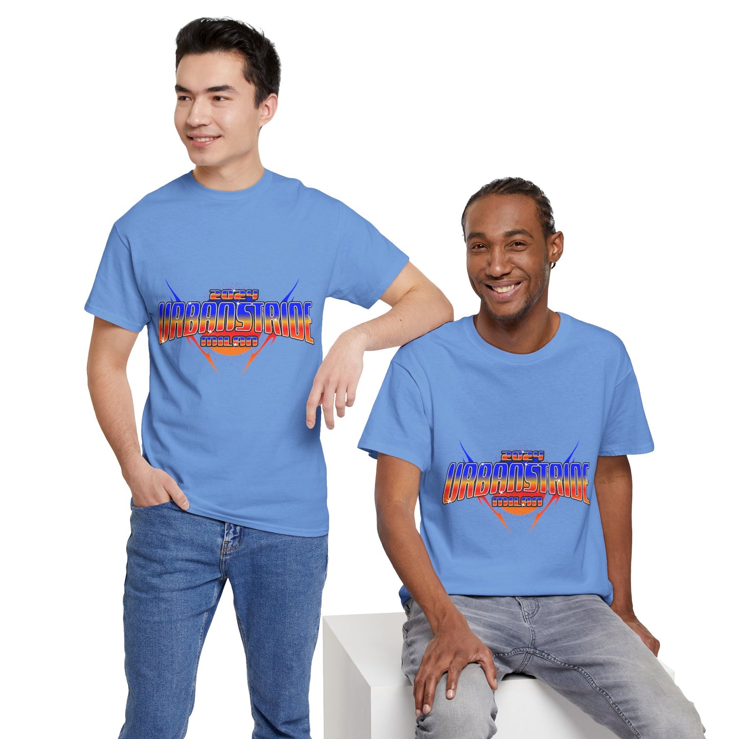 T-shirt con scritta "Urbanstride 2024 Italy"