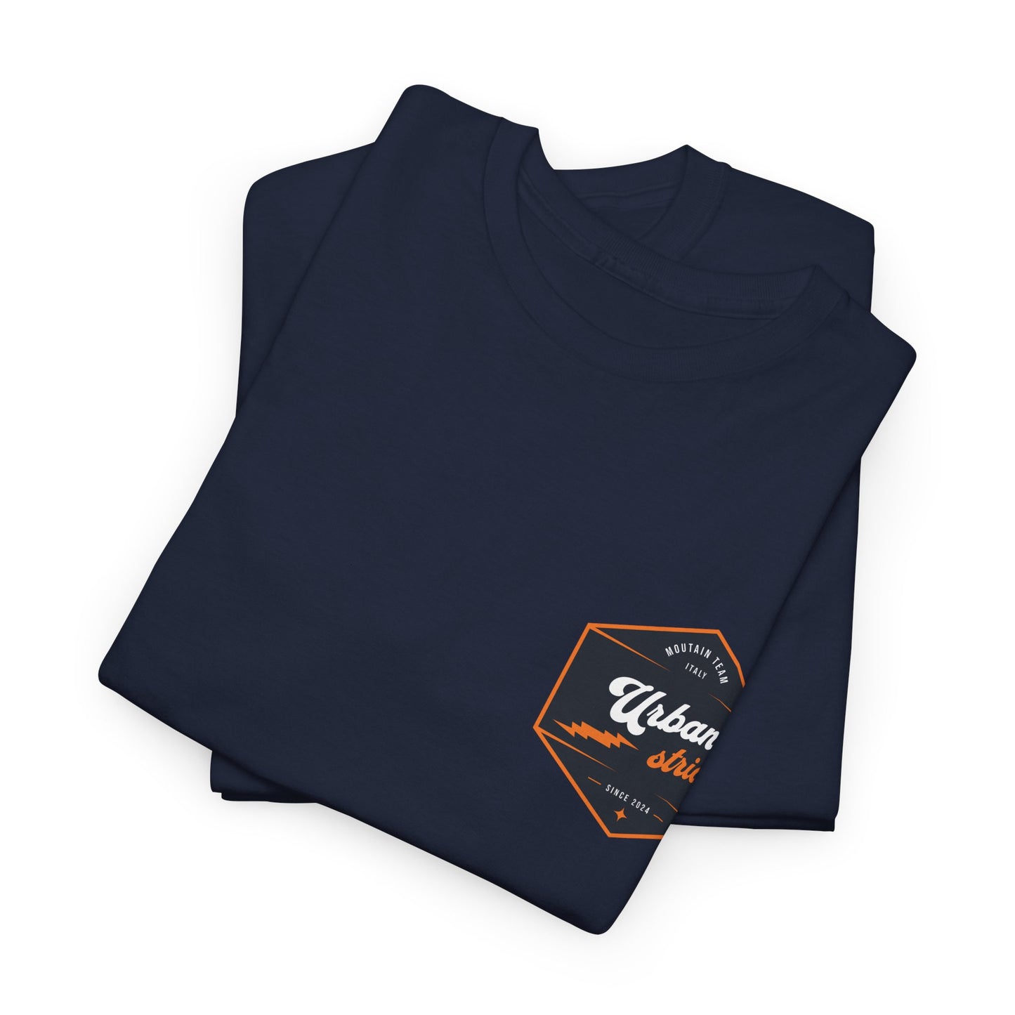 T-shirt Urban Stride® – Logo esagonale vintage in stile aviatore