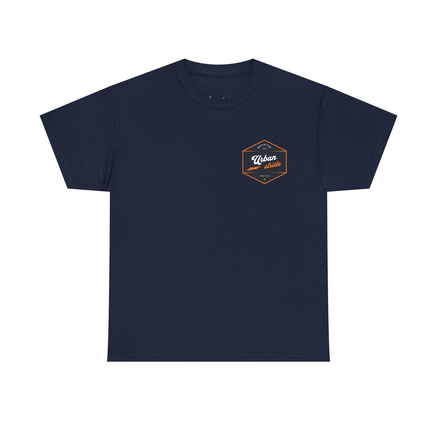 T-shirt Urban Stride® – Logo esagonale vintage in stile aviatore