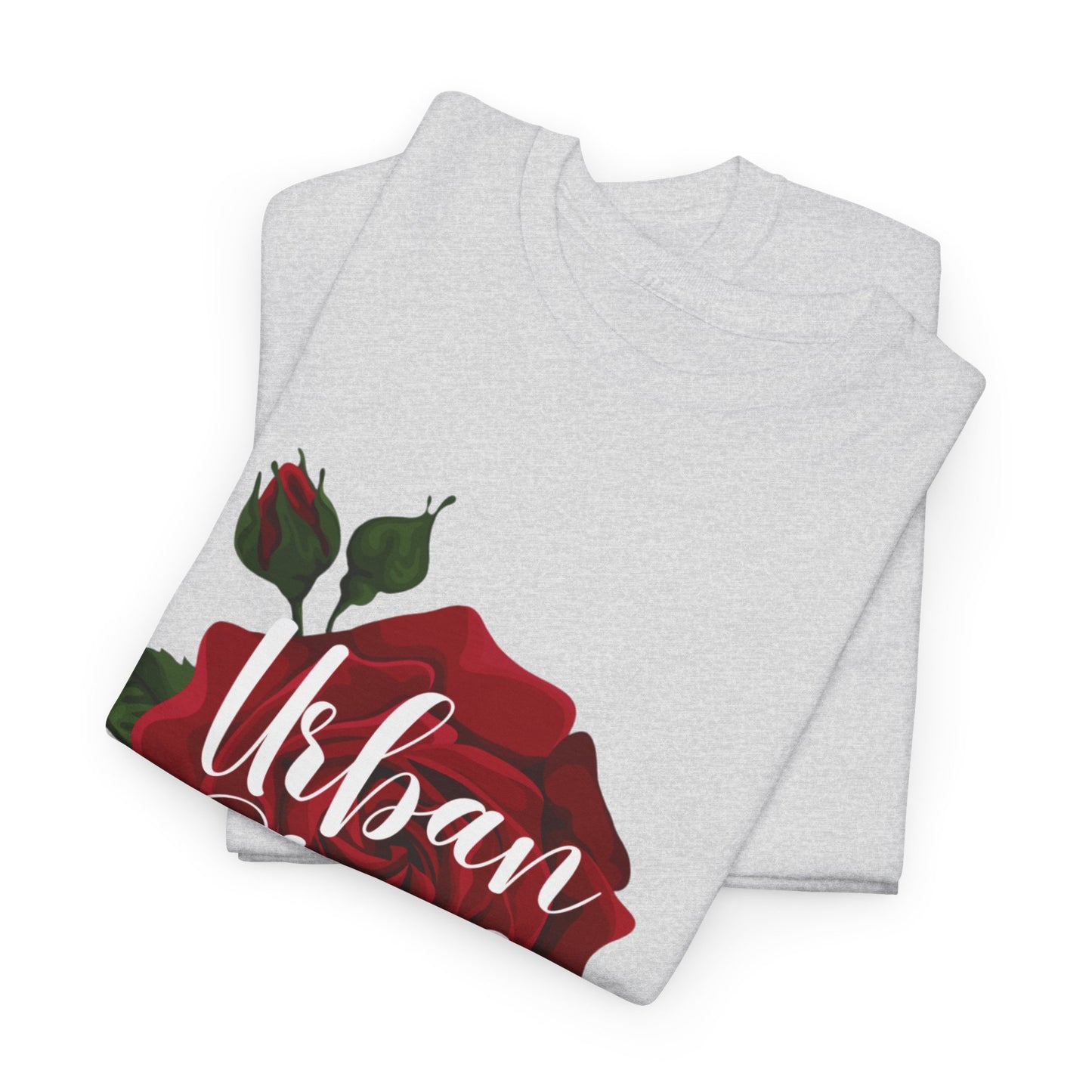 T-shirt con scritta "UrbanStride Vintage Flower