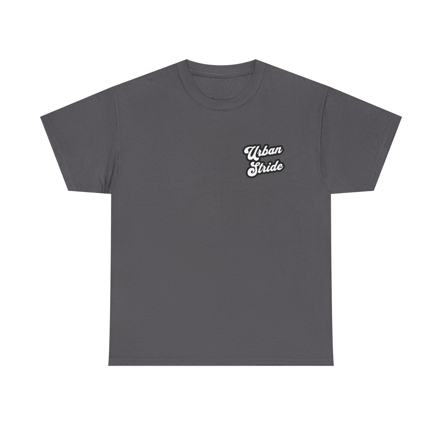 T-shirt con scritta "urbanstride " stile firma