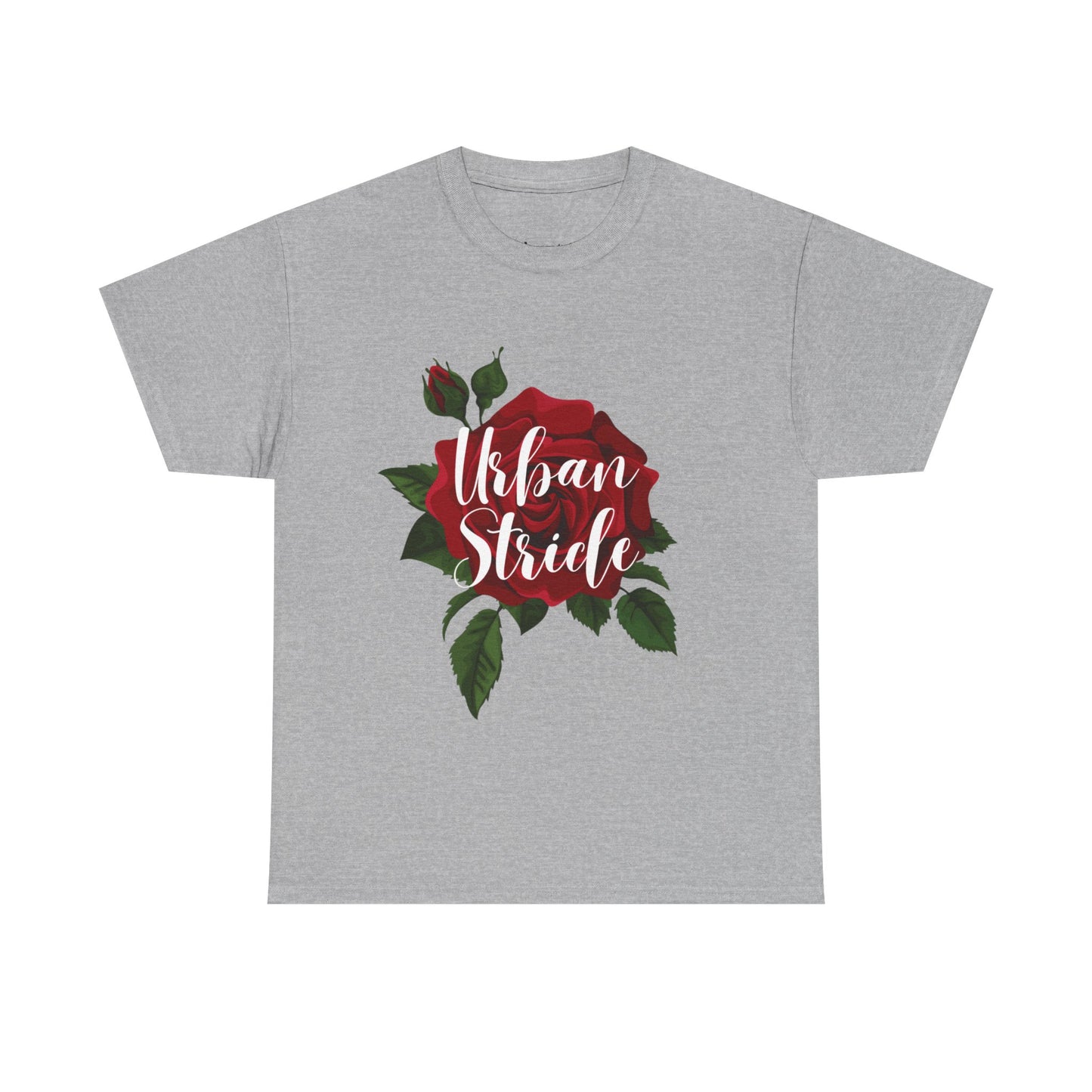 T-shirt con scritta "UrbanStride Vintage Flower