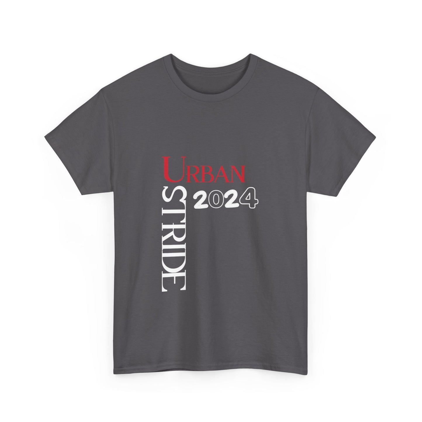 T-shirt con scritta "Urbanstride" red & black