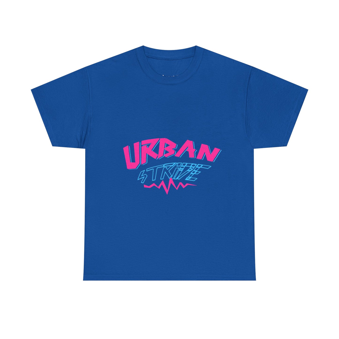 T-shirt con scritta "UrbanStride Neon Pulse"