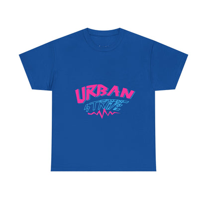 T-shirt con scritta "UrbanStride Neon Pulse"