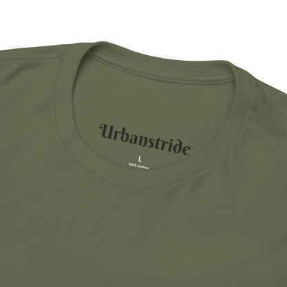 T-shirt Urban Stride® – Logo esagonale vintage in stile aviatore