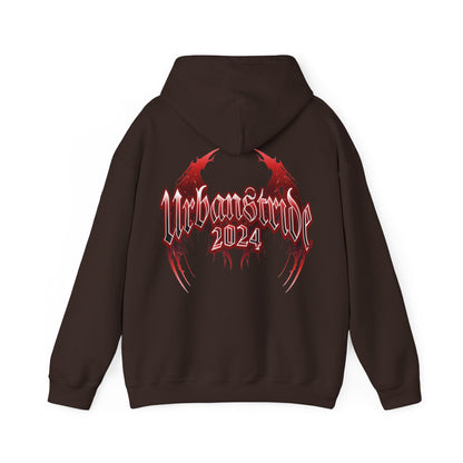 Felpa con scritta "Urbanstride 2024" red wings