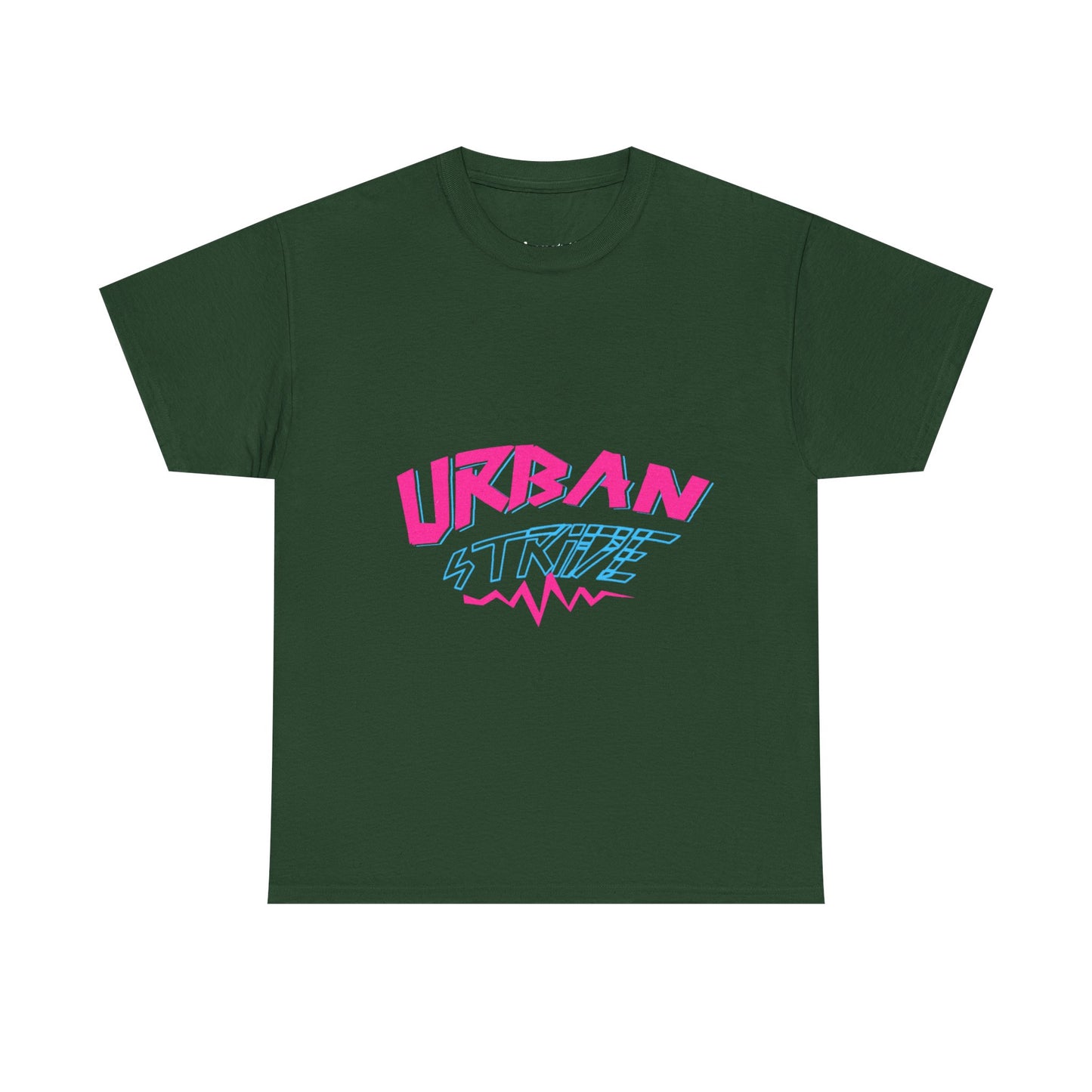 T-shirt con scritta "UrbanStride Neon Pulse"