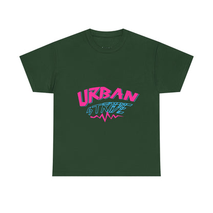 T-shirt con scritta "UrbanStride Neon Pulse"