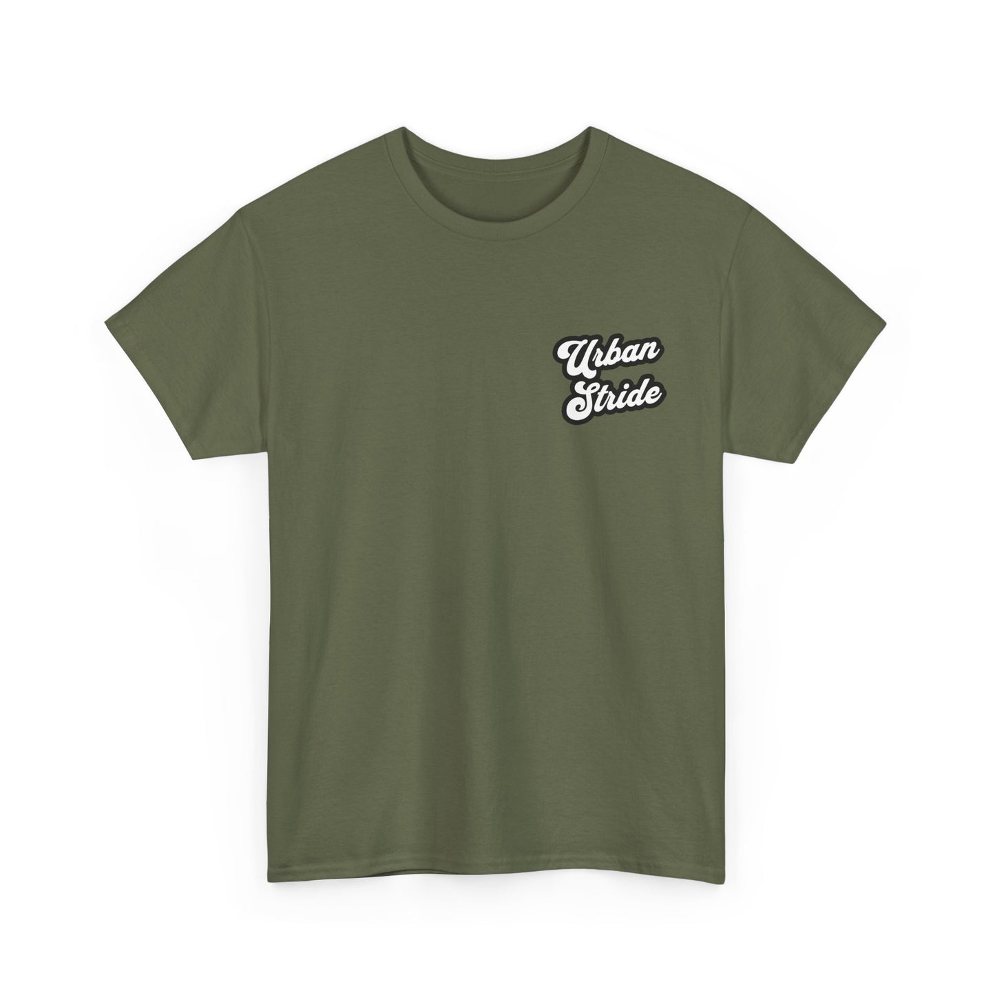 T-shirt con scritta "urbanstride " stile firma