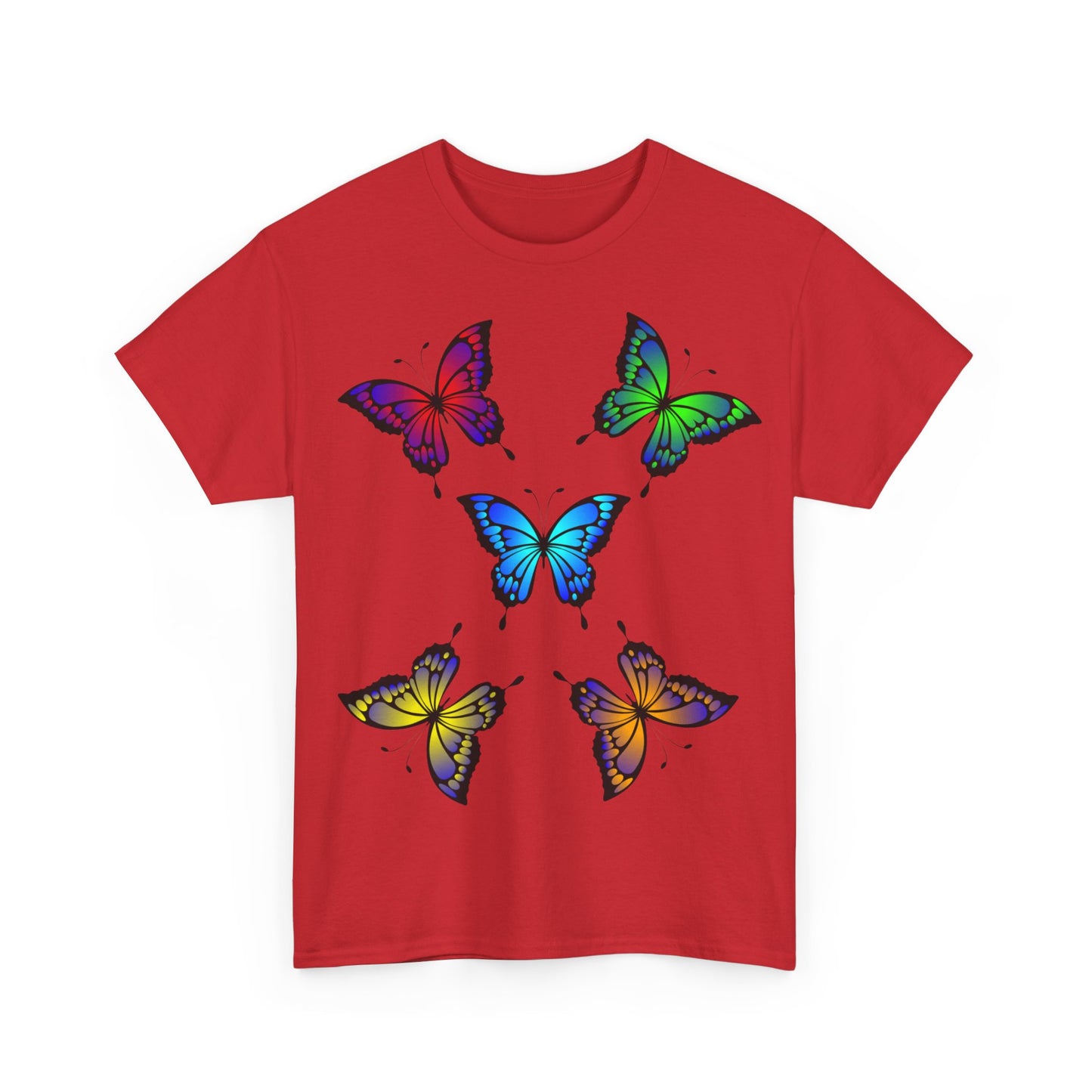 T-shirt con scritta "UrbanStride Butterfly Vibes