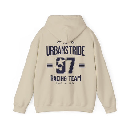 Felpa con scritta "Property of urbanstride 97 racing team since 2024"