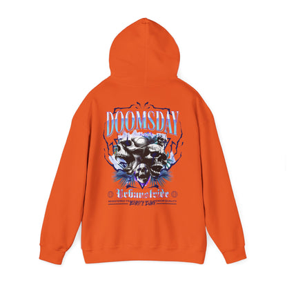 Felpa con scritta "Doomsday south california 1996"