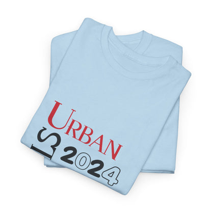 T-shirt con scritta "Urbanstride" red & black
